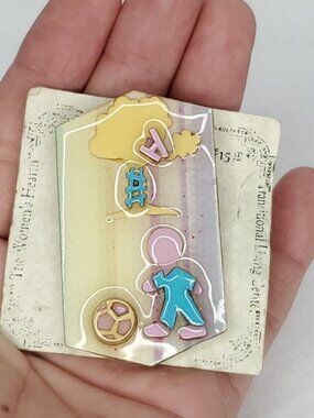 Lucinda Pin Little People Child Soccer Ball Tree House Ladder Support Transition